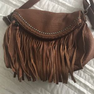 Fringe crossbody purse